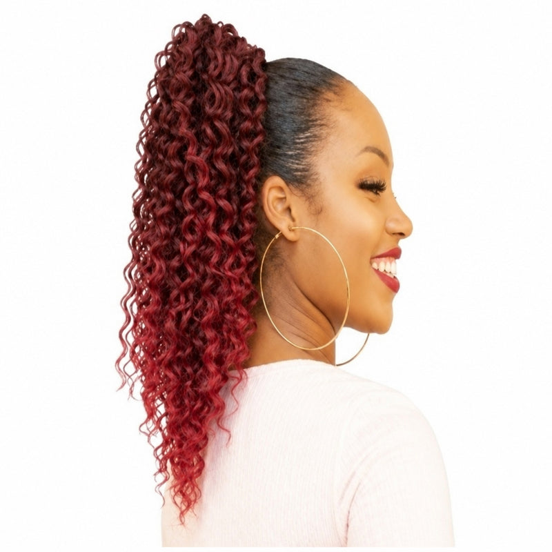 COCO GIRL Coleta Rizado Semi-Natural | Color: 1B, 2, 4, T1B/30, T1B/33, T1B/530