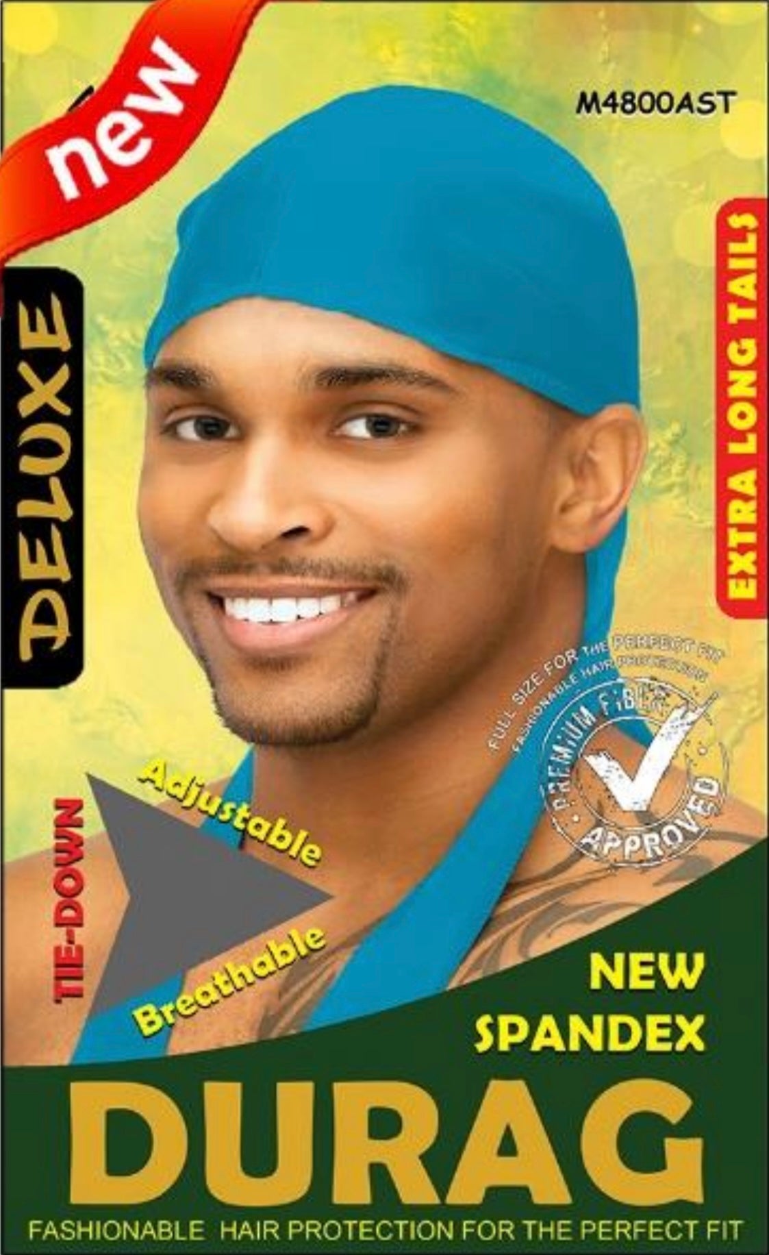 Murry - Durag Ultra Stretch Tie-Down Bleu #M4800AST