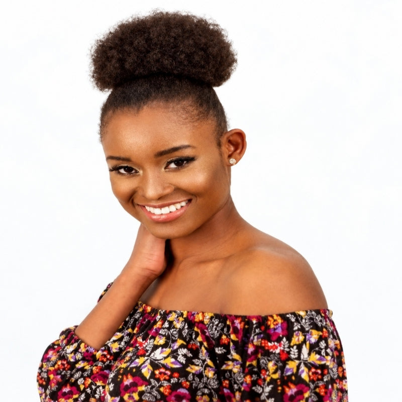 AFRO PUFFY MINI 5" Coleta Semi-Natural | Color: 1, 1B y 2