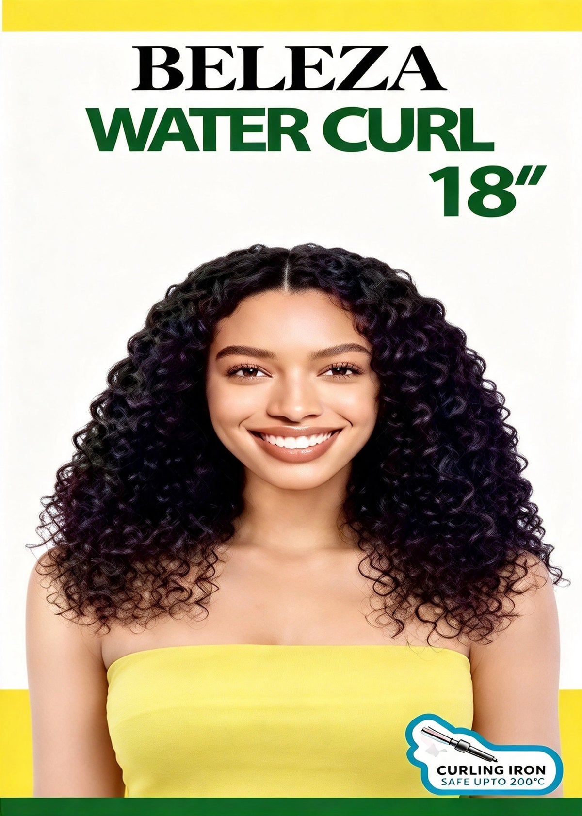 BELEZA WATER CURL 18" Cosido Rizado Semi-Natural | Color: 1, 1B, 2, 4, 27 y 30