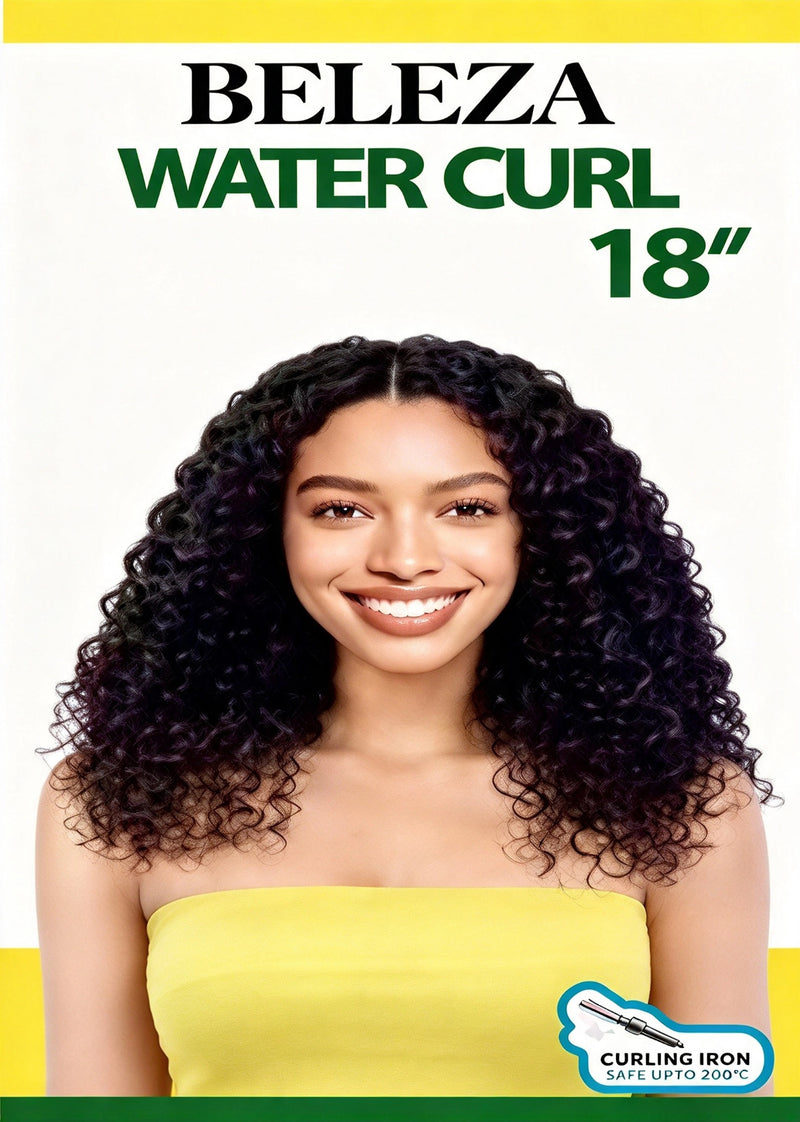 BELEZA WATER CURL 18" Cosido Rizado Semi-Natural | Color: 1, 1B, 2, 4, 27 y 30