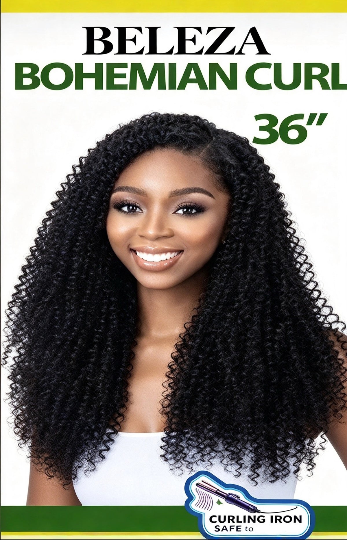 BELEZA BOHEMIAN CURL 36" Cosido Rizado Semi-Natural | Color: 1, 1B, 2 y 4
