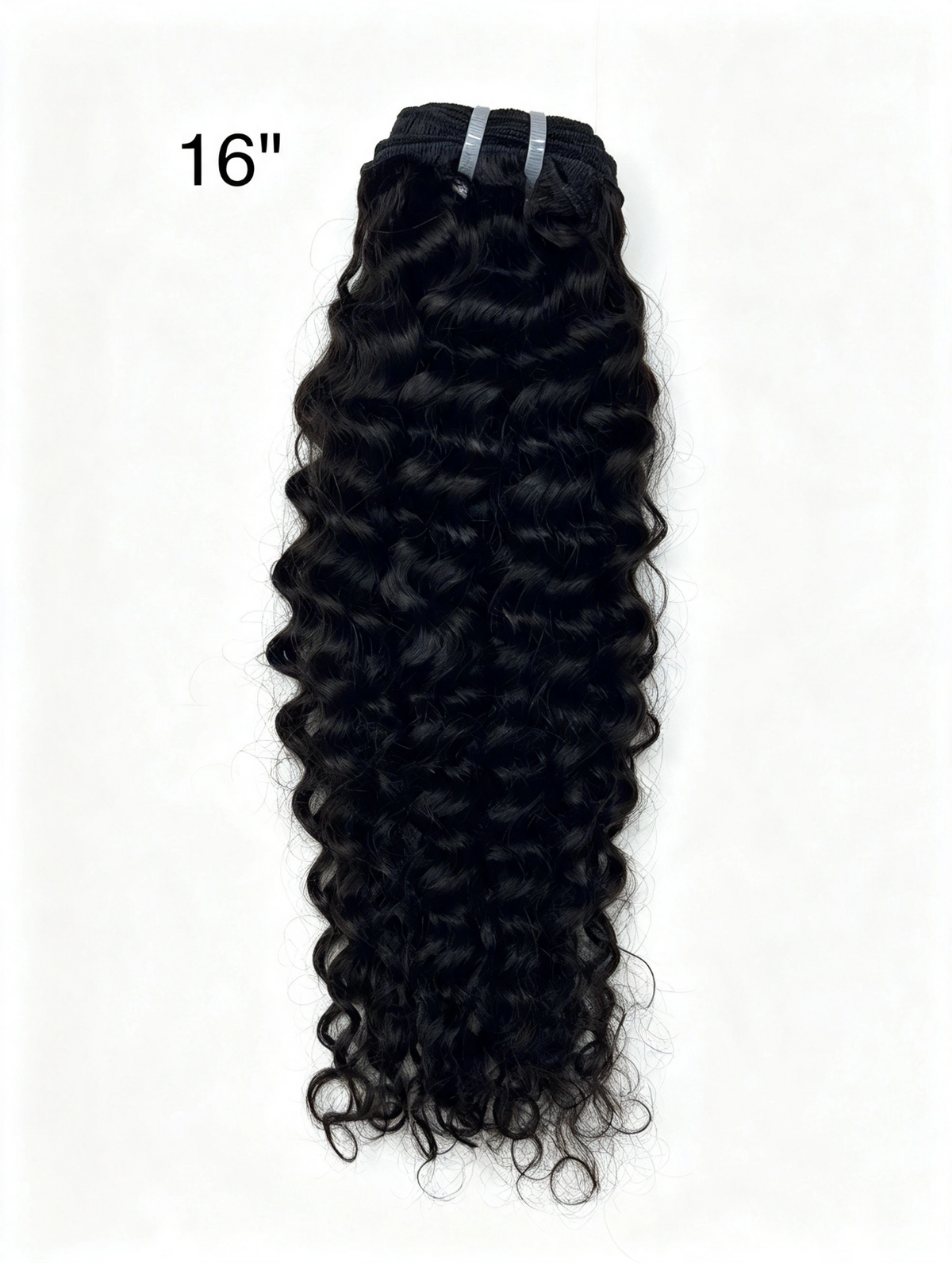 16" Cosido Rizado Natural - Color Natural