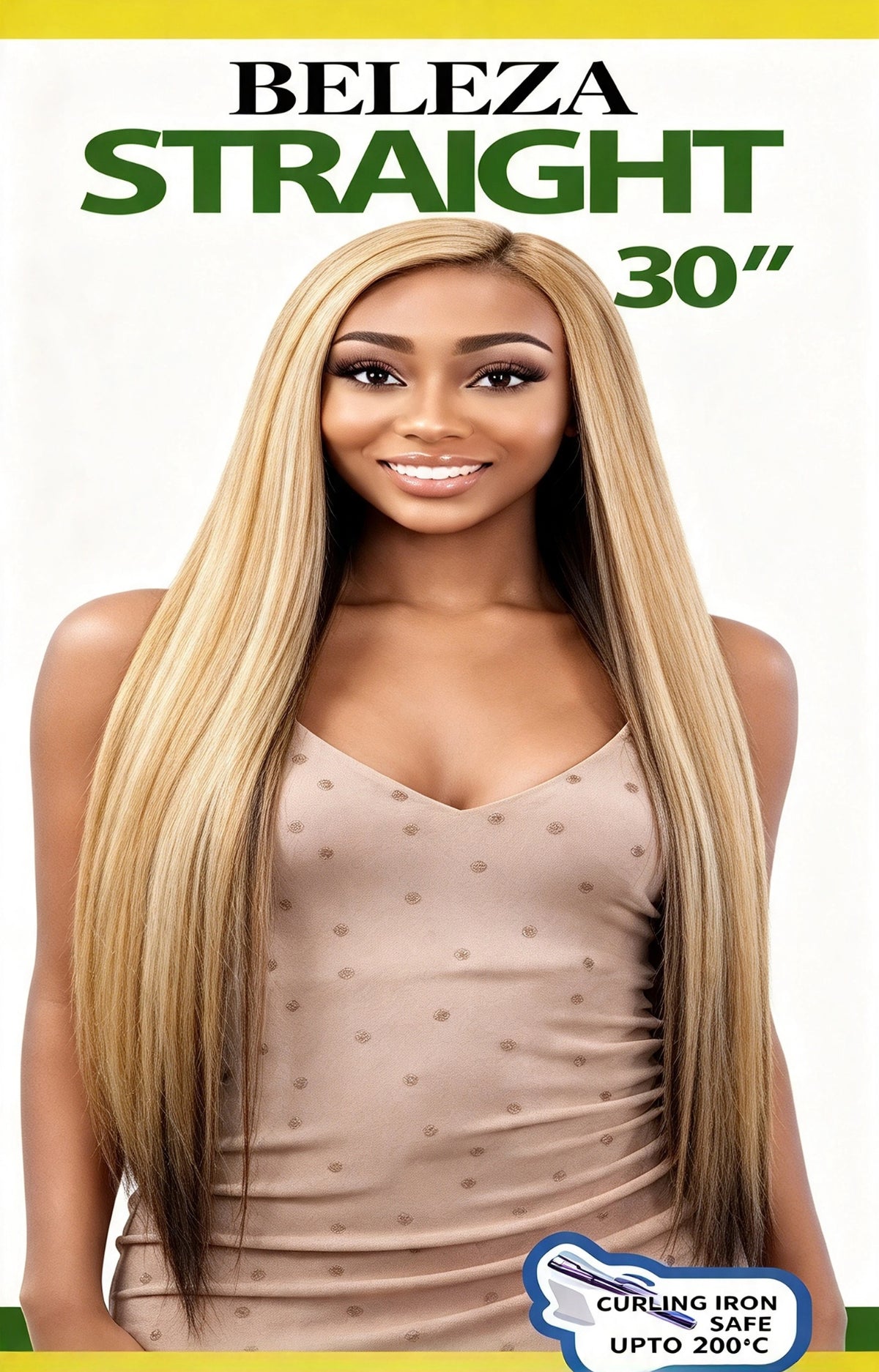 BELEZA STRAIGHT 30" Cosido Liso Semi-Natural | Color: 1, 1B, 2 y 4