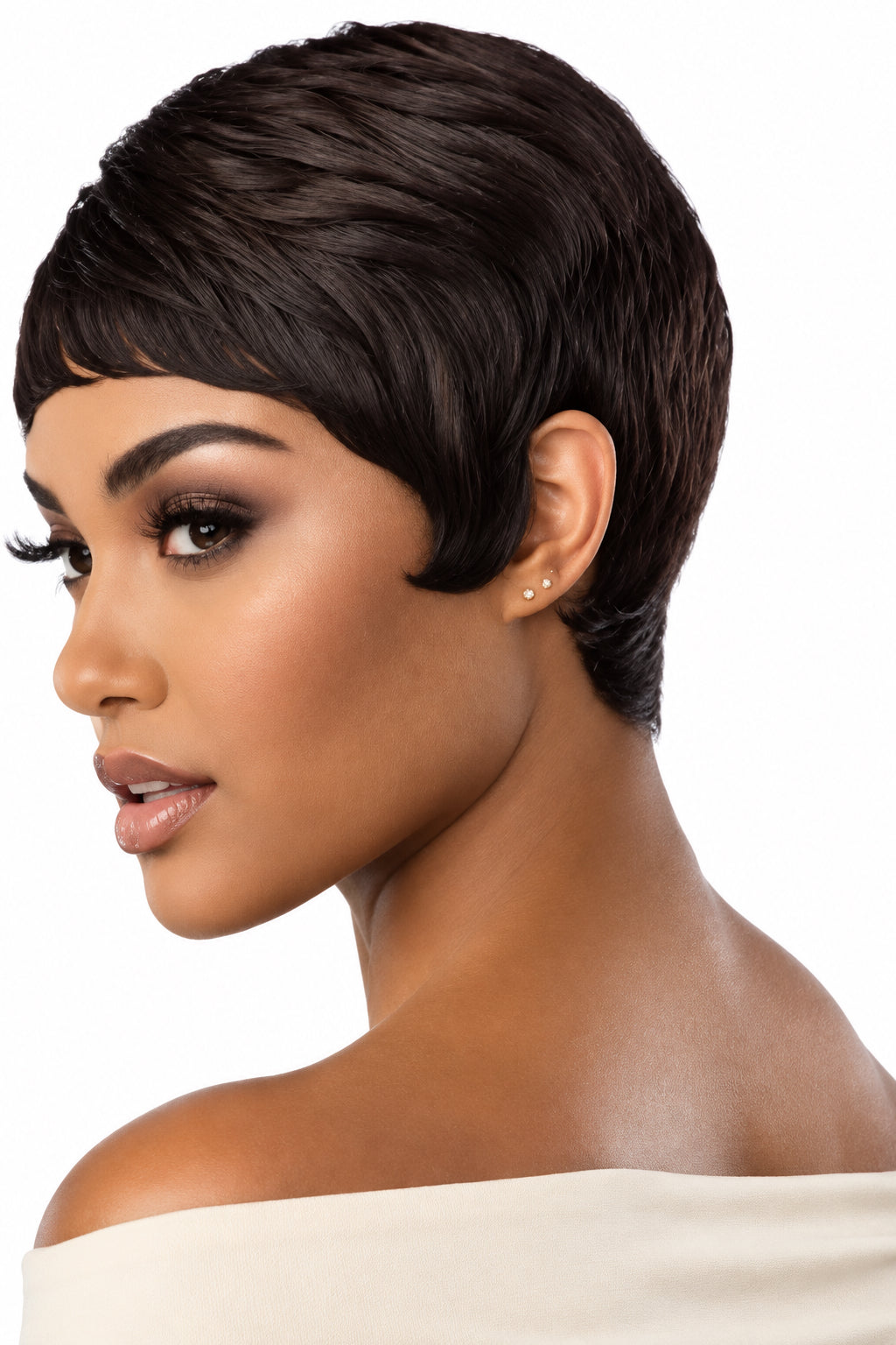 HH EVIE Natural Straight Wig | Color: Natural Black