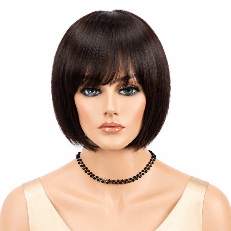 DMT WIG ABBY-S Peluca Natural Liso | Color: 1, 2, 4, P2/4 y P2/4/6 - Tala Cosmeticos