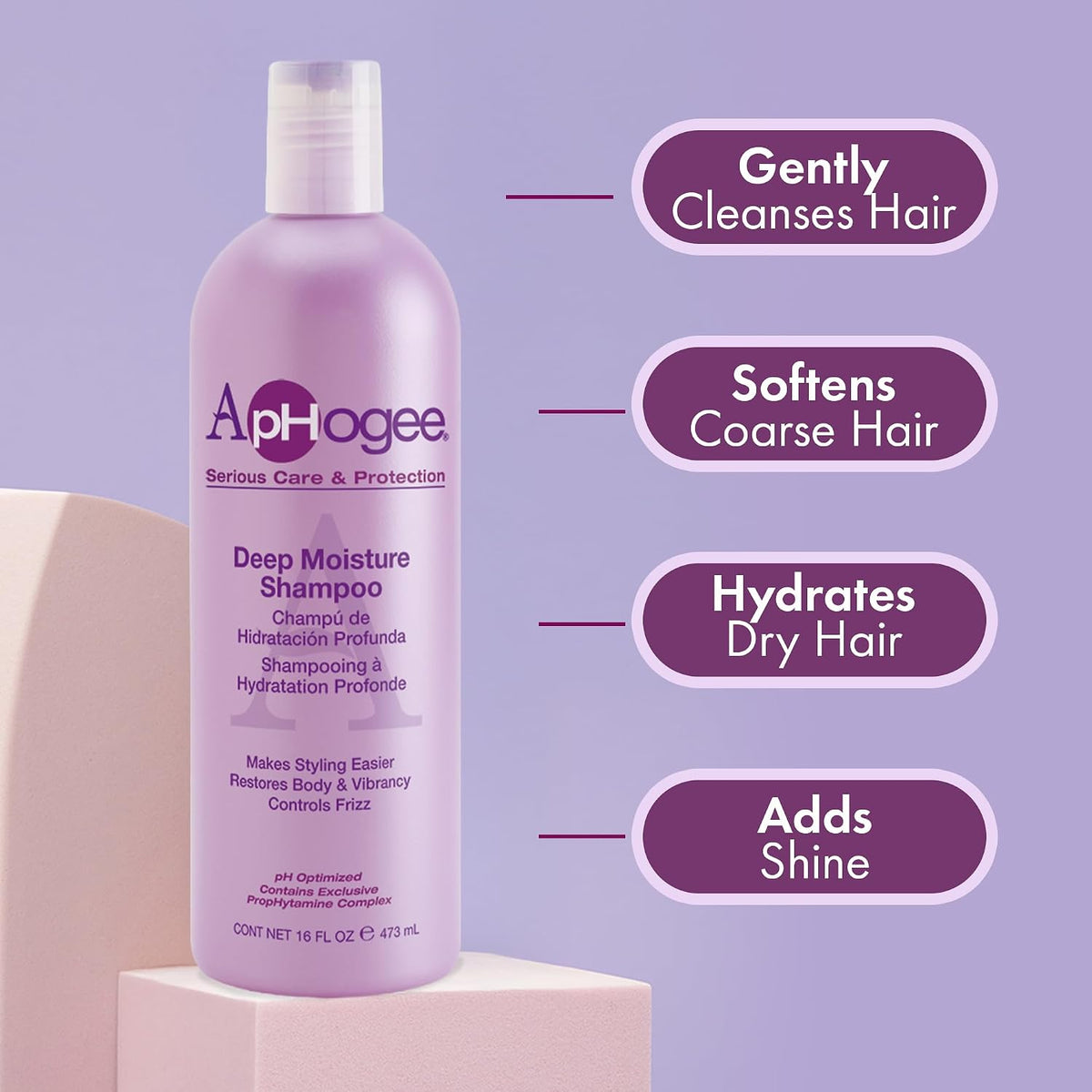 ApHogee - Deep Moisture Shampoo 473ml
