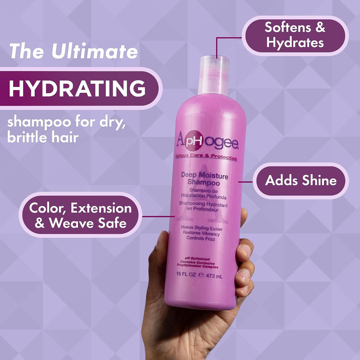 ApHogee - Deep Moisture Shampoo 473ml