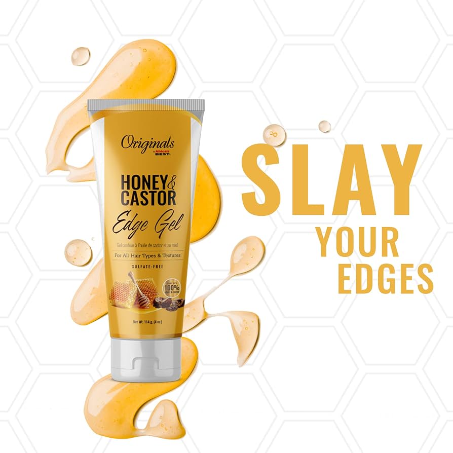 Africa's Best – Honey & Castor Edge Gel 113g