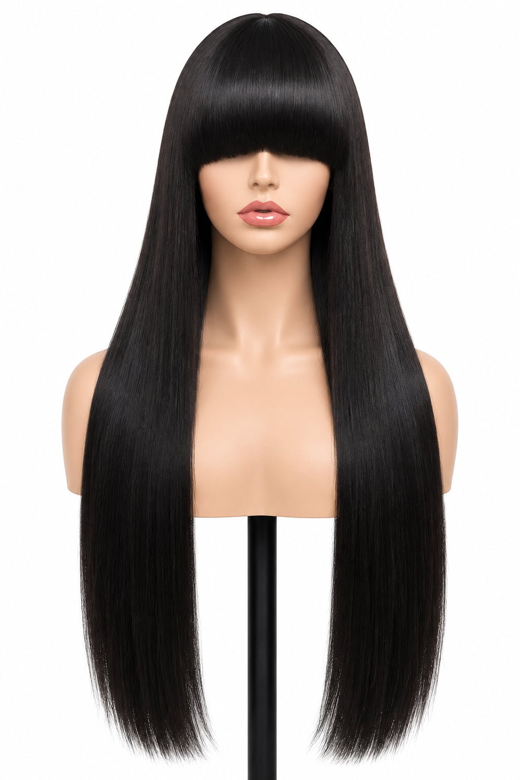 Peluca Natural Flequillo | Color: Natural Black - Tala Cosmeticos