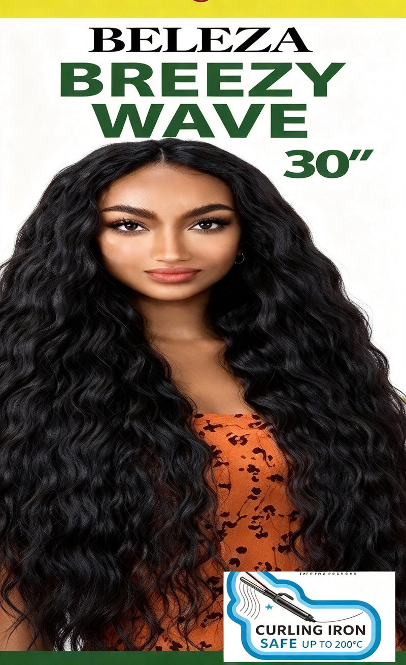 BELEZA BREEZY WAVE 30" Cosido Rizado Semi-Natural | Color: 1, 1B, 2 y 4