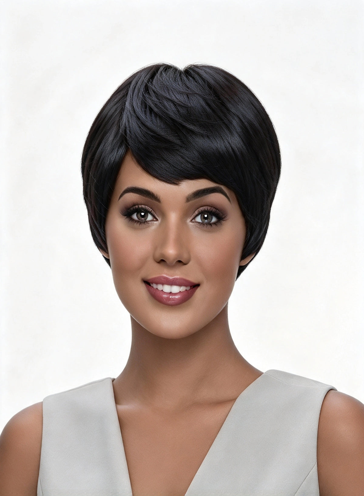 HH STELLA Peluca Liso Natural | Color: Natural Black - Tala Cosmeticos