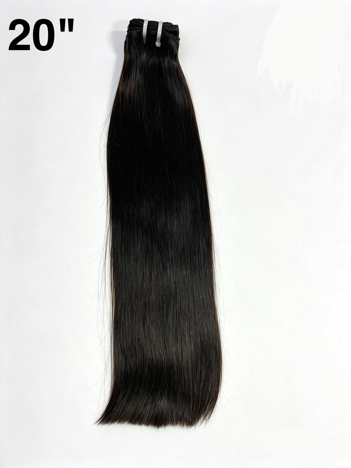 20" Cosido Liso Natural - Color Natural