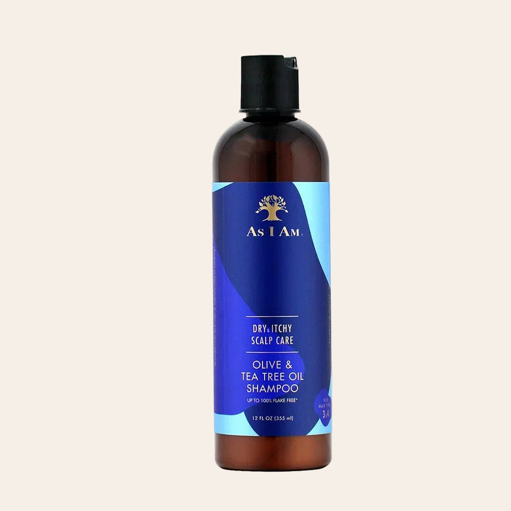 As I Am - Dry & Itchy Scalp Care Olive and Tea Tree Oil Shampoo 12oz