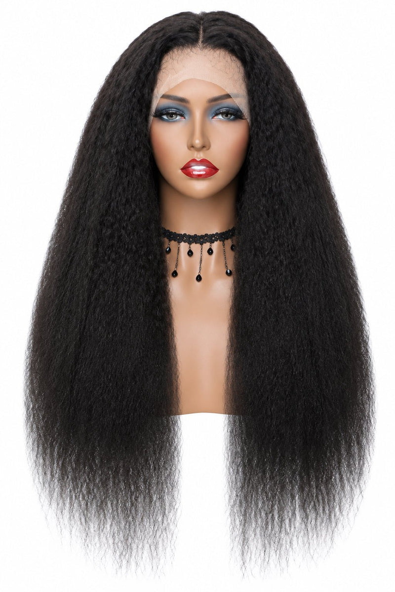 DMP WIG KINKY STRAIGHT Peluca Natural Liso | Medidas: 12", 14", 16", 18", 20", 22", 24", 26", 28" - Tala Cosmeticos