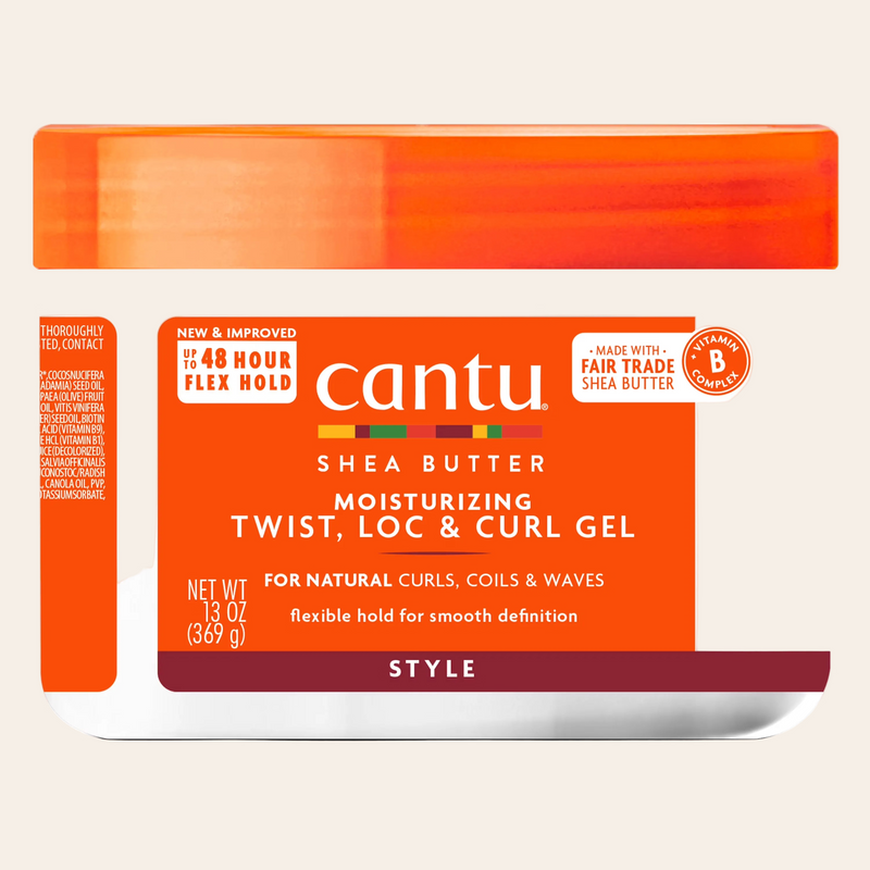 Cantu - Shea Butter Mosturizing Twist, Loc & Curl Gel 13 oz.