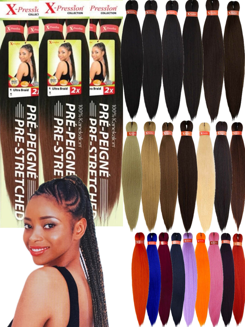 X-Pression 2X Best Quality Ultra Braid – Extensiones para Trenzas