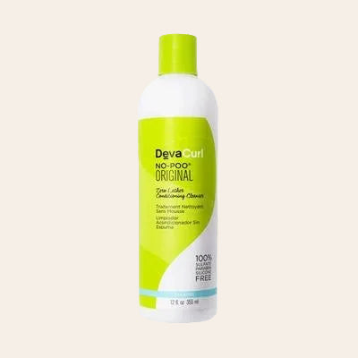 DevaCurl - No-Poo Original Zero Leather Conditioning Cleanser 12oz - Tala Cosmeticos