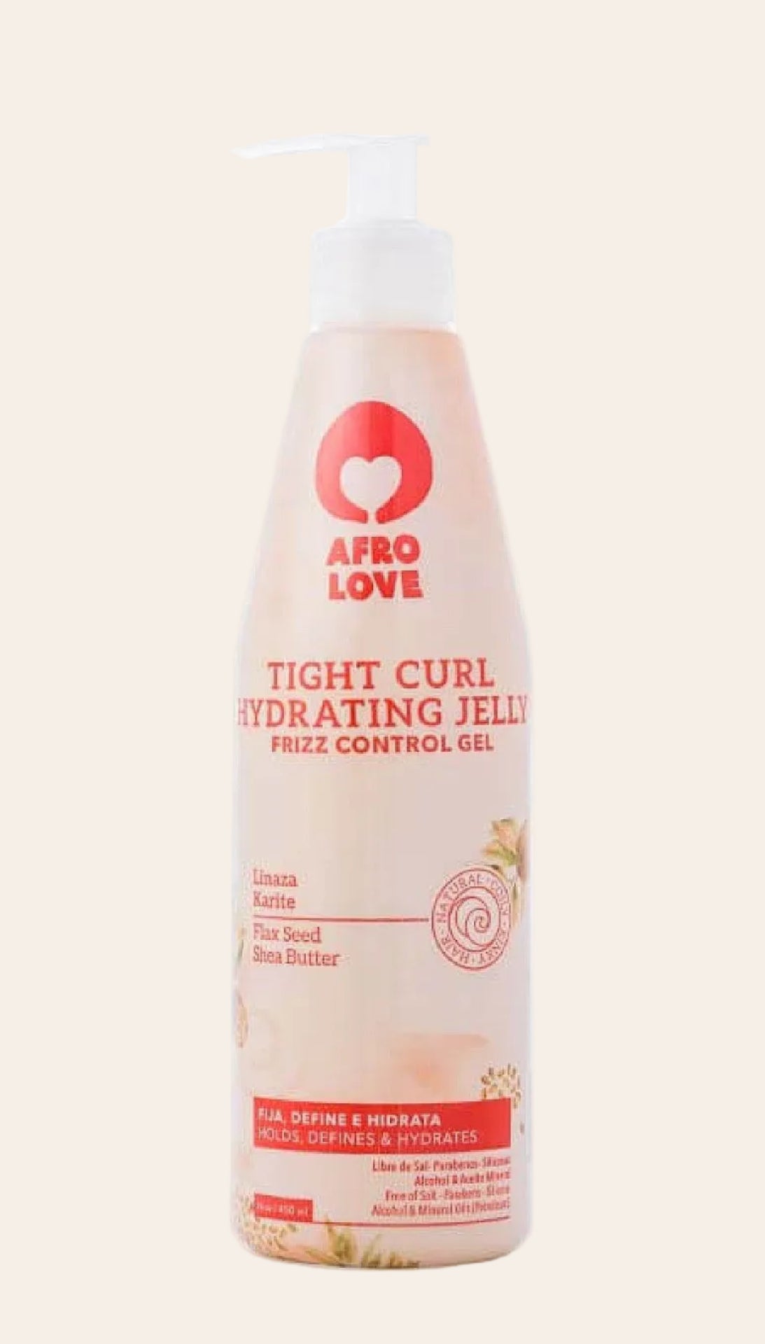 Afro Love - Gelée Hydratante pour Cheveux Très Frisés 450ml