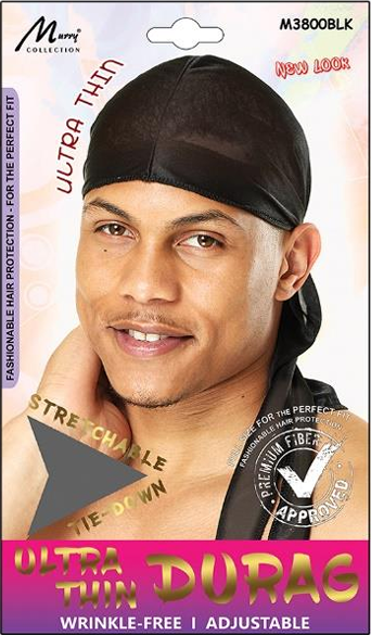 Murry - Negro Ultra Thin Durag #M3800BLK