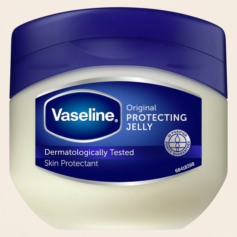 Vaseline Pure Petroleum Jelly Original de 100 ml para hidratar y proteger la piel seca