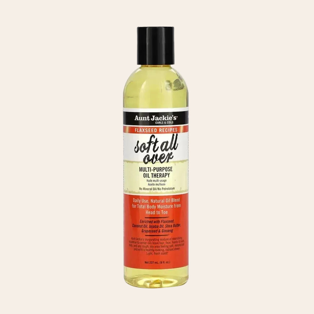 Aunt Jackie's - Flaxseed Soft All Over - Huile polyvalente 236 ml