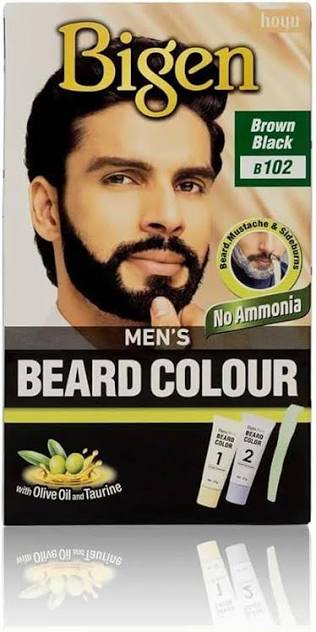 Coloration barbe pour hommes Bigen B102 Brun Noir