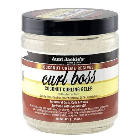 Aunt Jackie's - Coconut Creme Curl Boss - Coconut Curling Gelee 15oz