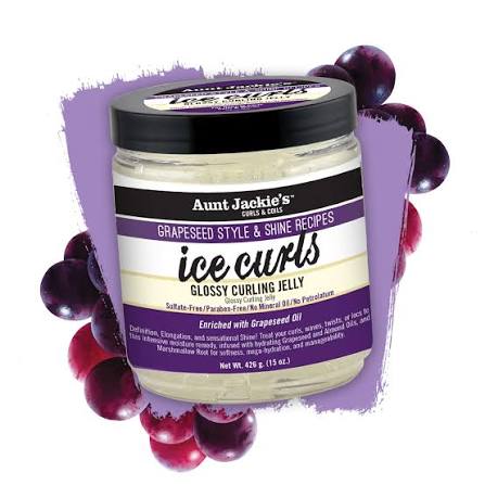 Aunt Jackie's - Grapeseed Ice Curls - Glossy Curling Jelly 15oz