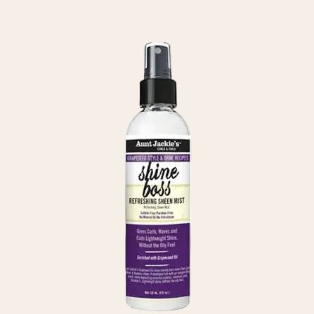 Aunt Jackie's - Grapeseed Shine Boss - Refreshing Sheen Mist 4oz