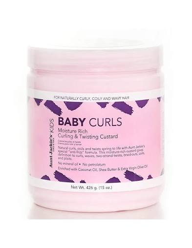 Aunt Jackie's - Kids Baby Girl Curls - Curling & Twisting Custard 15oz