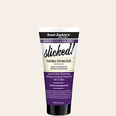 Aunt Jackie's - Grapeseed Slicked! - Flexible Styling Glue 4oz