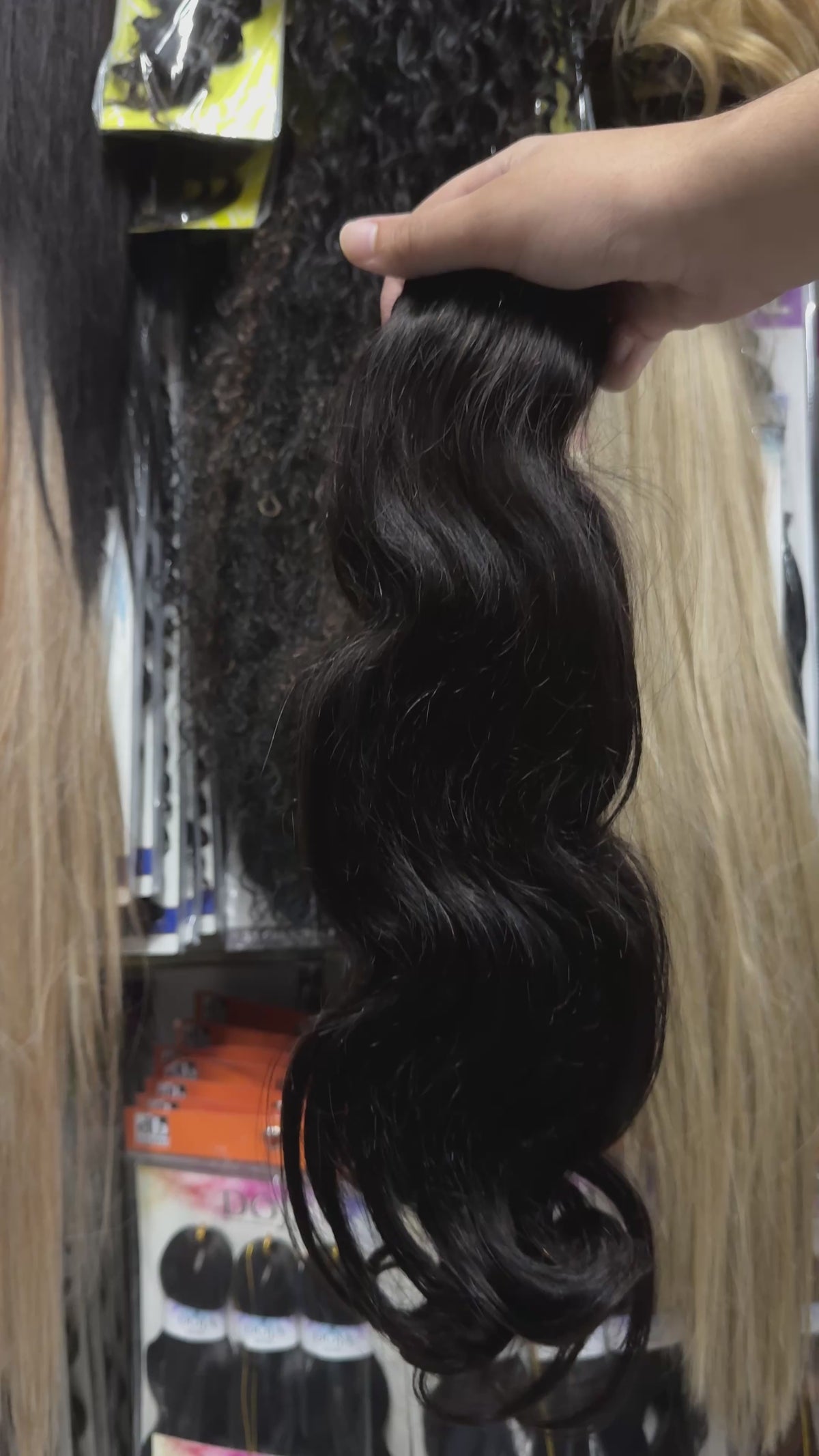 Extensiones de pelo ondulado 100% indio cosido de 24 pulgadas en color Natural – Tala Cosmeticos