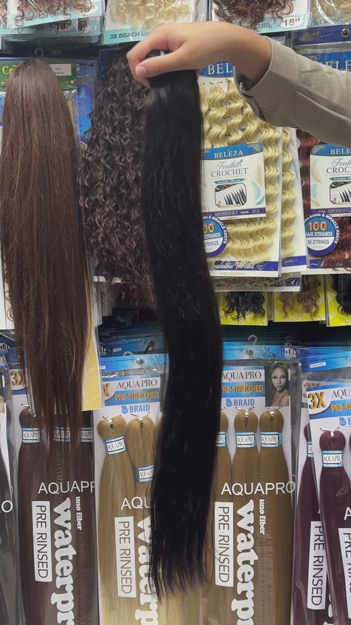 32" Cosido Liso Natural - Color Natural