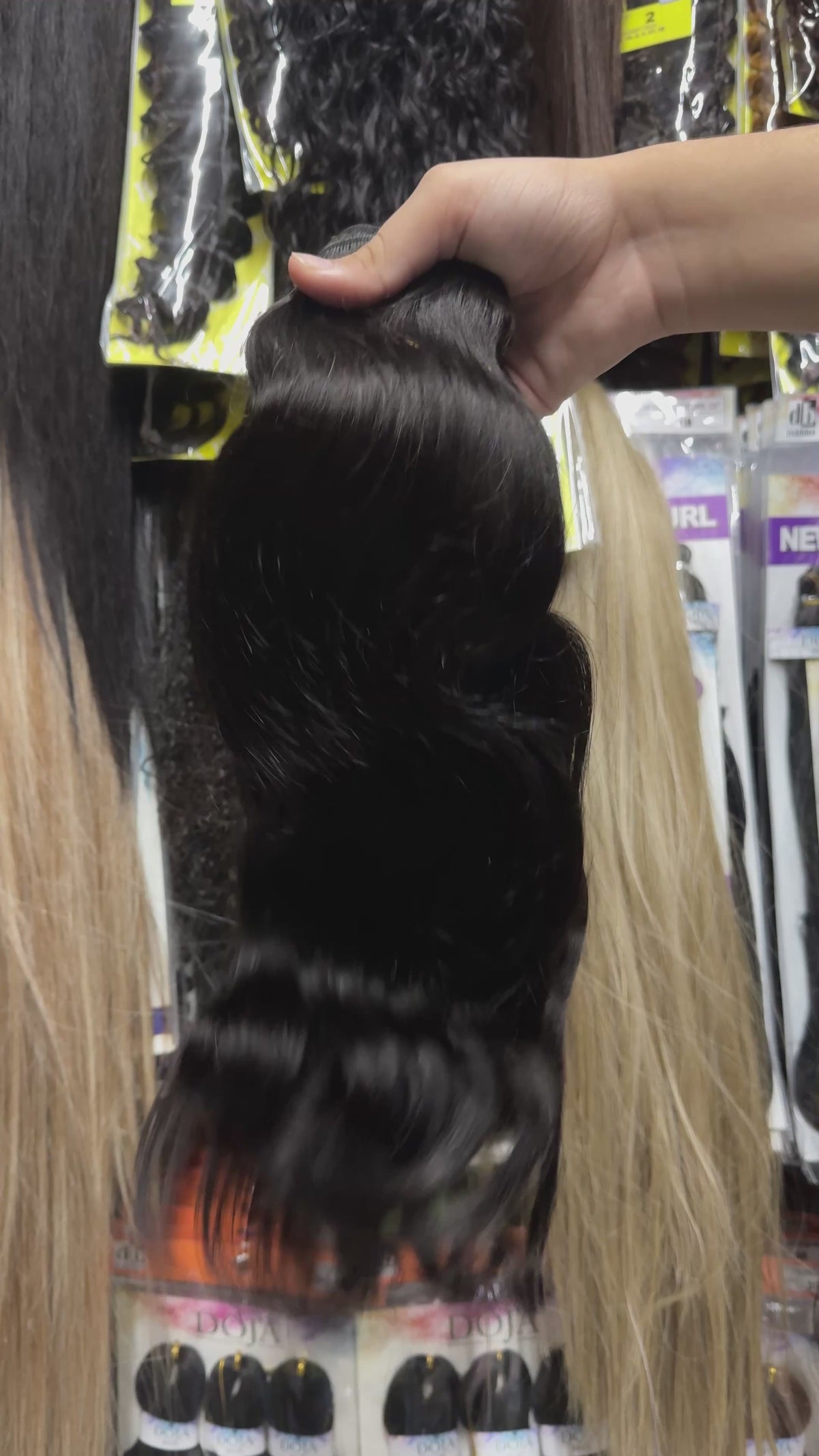 Extensiones de pelo ondulado 100% indio cosido de 20 pulgadas en color Natural – Tala Cosmeticos