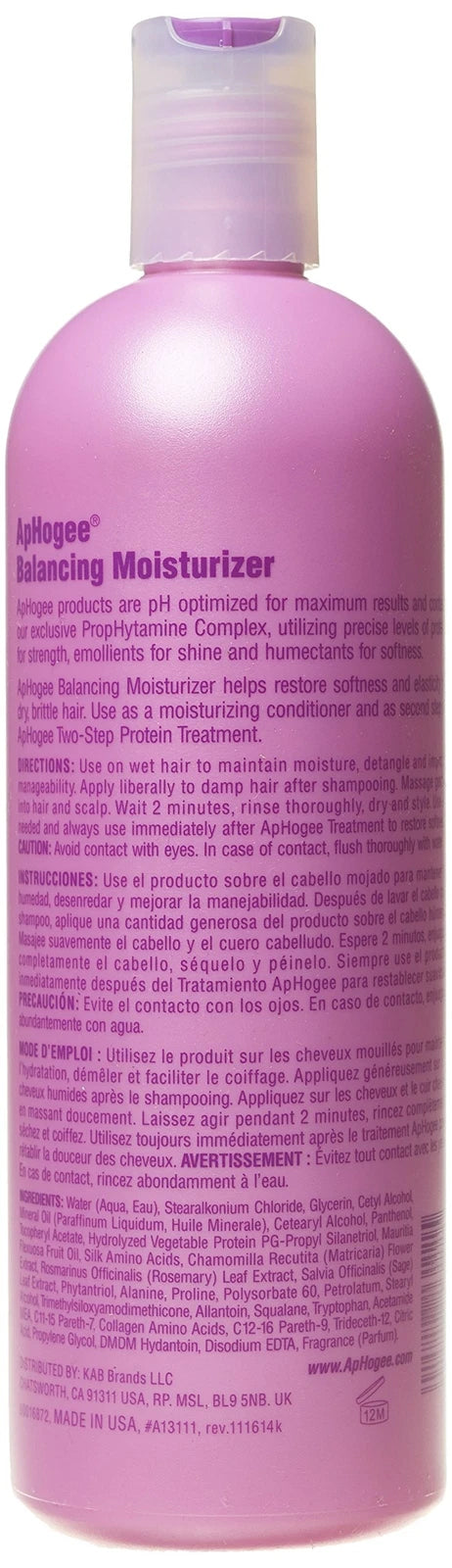 ApHogee - Balancing Moisturizer 473 ml
