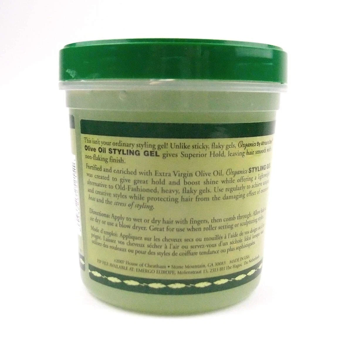 Africa's Best - Gel coiffant à l'huile d'olive 15oz