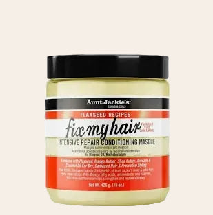 Aunt Jackie's - Flaxseed Fix My Hair - Intensive Repair Conditioning Masque 15oz